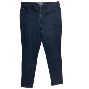 Time & Tru Size 18 Womens High Rise Jegging Black Stretch